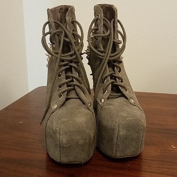 Jeffrey Campbell Spike Gray Litas 7.5 - Picture 5 of 5